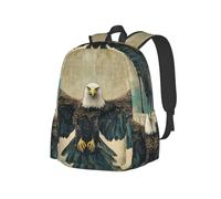 The Blue-Winged Bear Eagle - Zaino leggero per viaggi, escursioni, pendolari quotidiani, lavoro, zaino per computer portatile, unisex, colore rosa