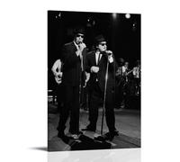 The Blues Brothers Black White Tela Poster Decorazione Pittura Soggiorno Wall Art Camera da Letto Pittura Pittura Arte Pittura Moderna Home Boy Camera Stampa Pittura Bambina Vacanze Murale 16x2