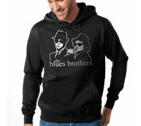The Blues Brothers John Belushi Dan Aykroyd Felpa con Cappuccio Sweatshirt