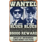 The Blues Brothers Poster Metallo Metallo Targa Vintage Stile Wall Placca Decor 20,3 x 30,5 cm