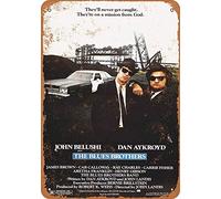 The Blues Brothers - Targa in metallo vintage, 20,3 x 30,5 cm