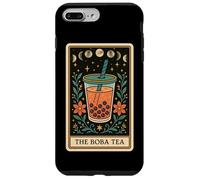 The Boba Tea Bubble Tea Milk Tea Tarocchi Carta Witchy Moon Custodia per iPhone 7 Plus/8 Plus