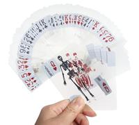 The Body Deck, carte da gioco con scheletro di Halloween, trasparenti, immagine 3D umana, educativa, corpo umano, gioco di carte per Halloween, Natale