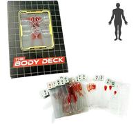 The Body Deck - Scopri le meraviglie dei mazzi del corpo! Carte da gioco divertenti trasparenti di anatomia umana, immagine 3D del corpo umano, mazzi di carte da gioco traslucide, mazzo corpo per