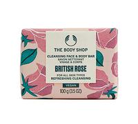 The Body Shop British Rose Cleansing Bar sapone solido per corpo e viso 100 g