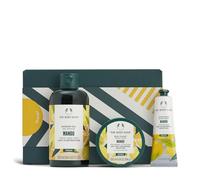 The Body Shop Mango Essentials - Set regalo nutriente per la cura della pelle, gel doccia, yogurt per il corpo, balsamo per le mani, vegano