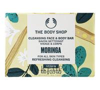 The Body Shop Moringa Cleansing Bar sapone solido per viso e corpo 100 g