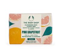 The Body Shop Pink Grapefruit Cleansing Face & Body Bar - For Silky Soft Skin - Vegan - 3,5 oz