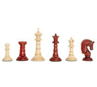 The Bomarzo Lusso Set di Scacchi - Pezzi Only - 4.4 " King - Sangue Palissandro