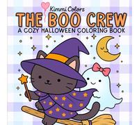The Boo Crew: A Cozy Halloween Coloring Book for Teens and Adults Featuring Cute Animal Characters with Simple Designs for Relaxation & Creativity