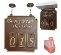 The Book Nook Book Nook - Libreria sospesa, decorazione per scaffali sospesi, decorazione da parete, in legno, per gli amanti dei libri (Brown)
