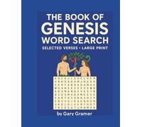 The Book of Genesis Word Search: Selected Verses: Large Print
