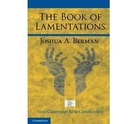 Joshua A. Berman The Book of Lamentations (Tascabile)