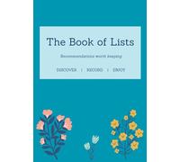 The Book of Lists: Recommendations worth keeping | A5 notebook (5.8" x 8.3"), 34 lined pages