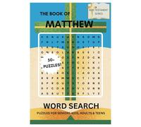 The Book of Matthew Search Puzzle Book: Word Searches with Easy to Read Print, The Book of Matthew Themes | 6x9 inches, 100+ pages | 50+ Puzzles...Gift for Vacations, Travel, Relaxing