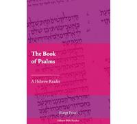 The Book of Psalms: A Hebrew Reader (Large Print)