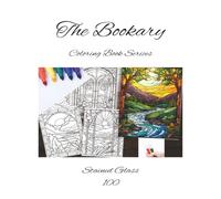 The Bookary Coloring Book Series: 100 Stained Glass