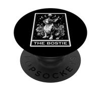 The Bostie Boston Terrier Dog Tarocchi Witchy Moon PopSockets PopGrip Adesivo