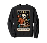 The Botanist Botanist Botanical Gardening Plant Tarocchi Witchy Moon Felpa