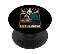 The Botanist Botanist Botanical Gardening Plant Tarocchi Witchy Moon PopSockets PopGrip Adesivo