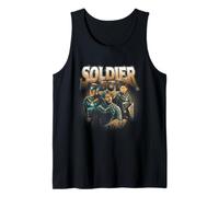 The Boys Soldier Boy Supe Character 90's Collage Superhero Canotta