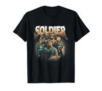 The Boys Soldier Boy Supe Character 90's Collage Superhero Maglietta