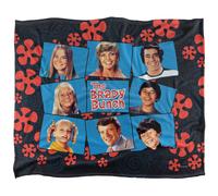 The Brady BunchVellutato Quadrati Supermorbido Coperta (TV23585)