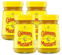 The Bramble Bay Colman's Original English Mustard | Deliziosamente piccante classico per trasformare i piatti | Senape versatile confezionata in barattolo | Confezione da 4 x 100 g