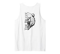 The Brave Bear Wild Strength Backprint Canotta