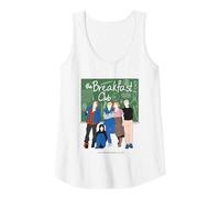 The Breakfast Club 40th Anniversary Chalkboard Canotta, Donna, Bianco, S