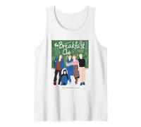 The Breakfast Club 40th Anniversary Chalkboard Canotta, Uomo, Bianco, L