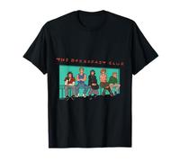 The Breakfast Club Classico Cast Gruppo Scena Icona Maglietta