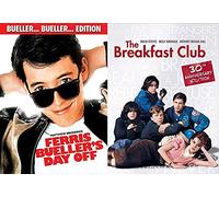 The Breakfast Club & Ferris Bueller's Day Off Fun Comedy 80's High School Teen movie bundle Set