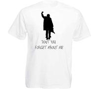 The Breakfast Club Simple Minds 'Don't You Forget About Me' 80s Movie T-Shirt White M