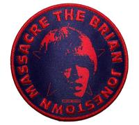 The Brian Jonestown Massacre Circle Face Navy Blu Woven Patch