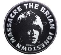 The Brian Jonestown Massacre Circle Face Nero Woven Patch Size One Size