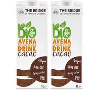 The bridge, Bio avena drink al cacao bio, 1L (Confezione da 2)