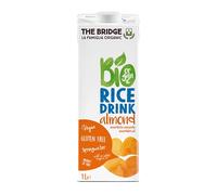 The Bridge - Bio Rice Drink Almond - Bevanda Biologica a base di Riso alla Mandorla (Formato da 1 litro, Scatola da 12 pezzi)