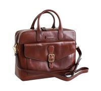 The Bridge - Borsa a tracolla in pelle marrone con zip - - Bags - Uomo - Marrone - ONE SIZE