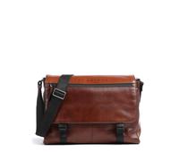 The Bridge Damiano Borsa messenger marrone, pelle, uomo