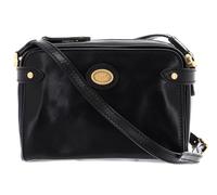 The Bridge Donna, Borsa a Spalla Liscia Pelle Bovina Story, Nero Nero Oro 30, 22x6x15 cm (B x H x T)