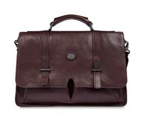 The Bridge Isaia Cartella Messenger Pelle 43 cm Scomparto per laptop rosso