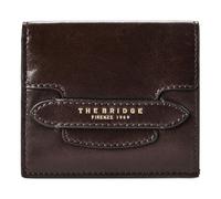 The Bridge Lucrezia Portafoglio Protezione RFID Vera Pelle 11 cm marrone