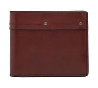 The Bridge Ludovico Portafoglio Protezione RFID Vera Pelle 11 cm marrone