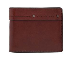 The Bridge Ludovico Portafoglio Protezione RFID Vera Pelle 11 cm marrone