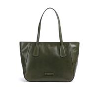 The Bridge Maddalena Borsa shopper verde, pelle granulata, donna