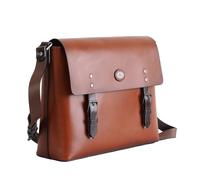 The Bridge Messenger 053631Au Uomo 100% Pelle Brandy