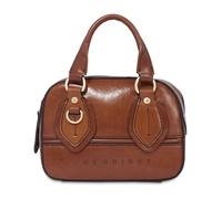 The Bridge - Mini Bowling Borsa a Mano in Pelle - - Bags - Donna - Marrone - ONE SIZE
