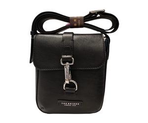 The Bridge - Piccolo Crossbody Cesare Pelle Nero - -Bags -Uomo -Nero -ONE SIZE