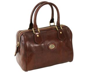 The Bridge Story Donna Barrel Borsa a mano in pelle 25 cm marrone